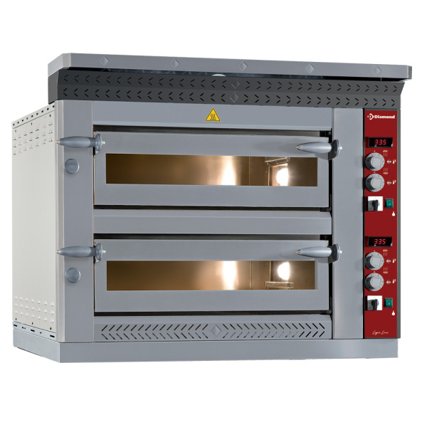 Electric pizza oven, 2x 6 pizzas Ø 350 mm