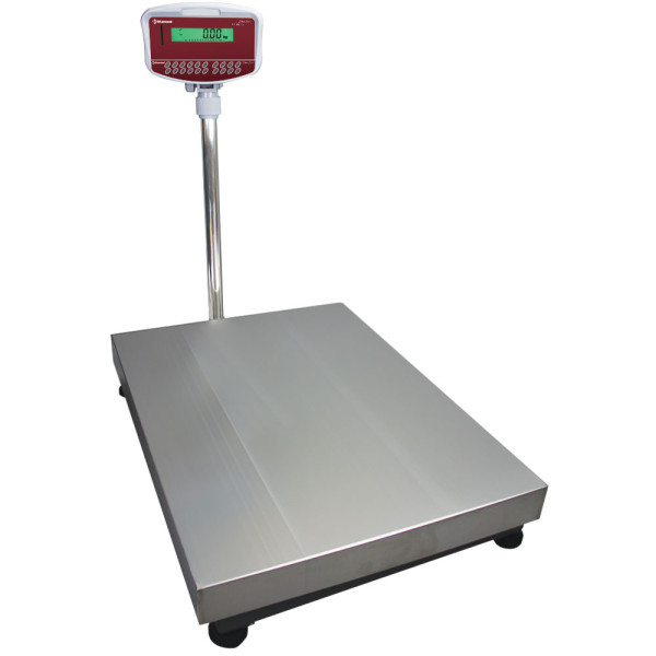 Bascule électronique inox avec colonne, 300Kg x 20g