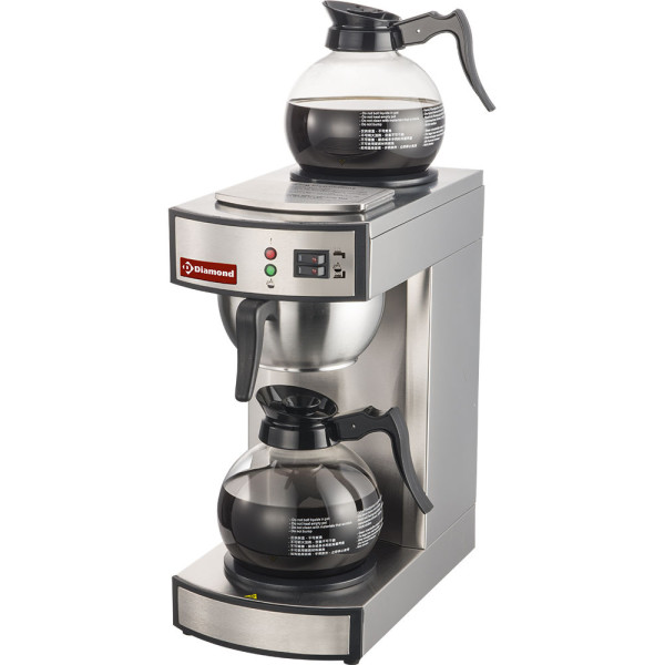 Coffee percolator, 1 group and 2 hot plates - Semi-automatic