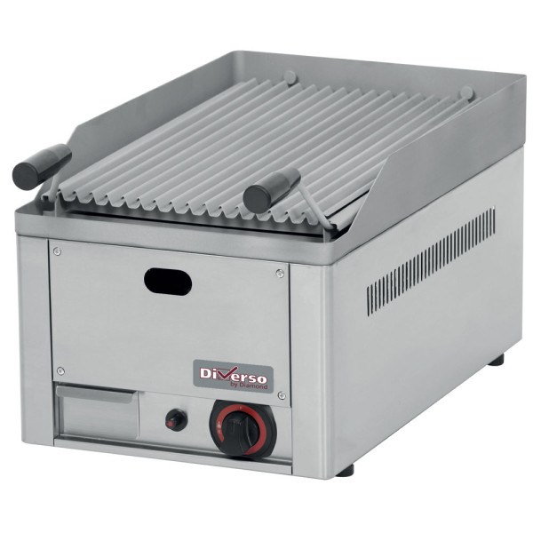 Lava rock grill 1/2 module 4kw