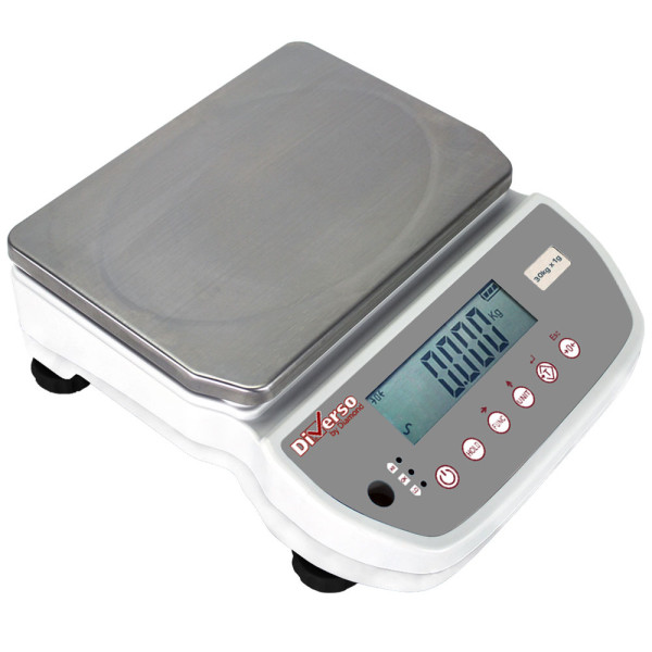 Stainless steel electronic scale, 30Kg x 1g