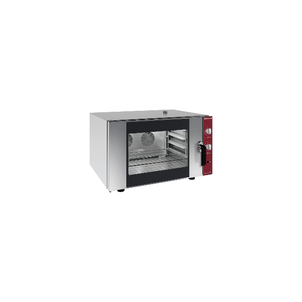 Electric convection oven, 4x GN 1/1 + manual humidifier (230/1N)