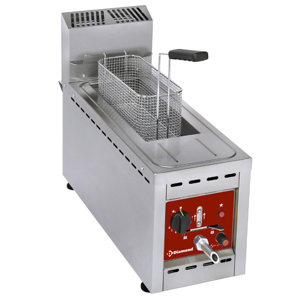 Gas fryer 1 tank 8 lit.- TOP-