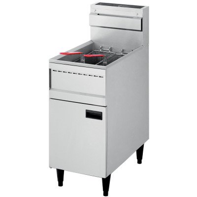 Friteuse gaz haut rendement 23 L 1 cuve Diamond FGHR-23/N