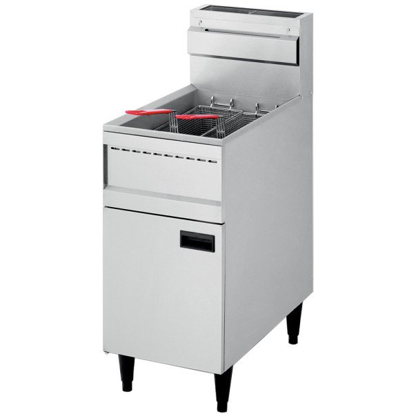 Friteuse gaz haut rendement 23 L 1 cuve Diamond FGHR-23/N