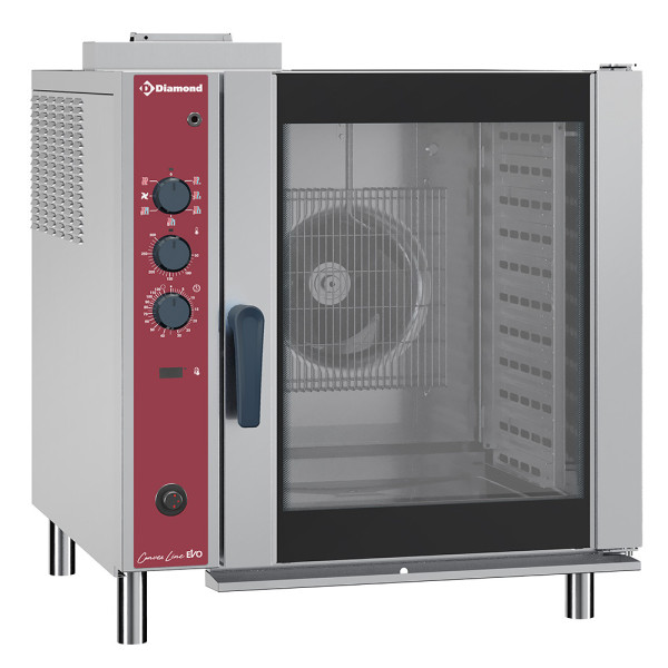 Gas convection oven, 10x GN 1/1, automatic humidifier