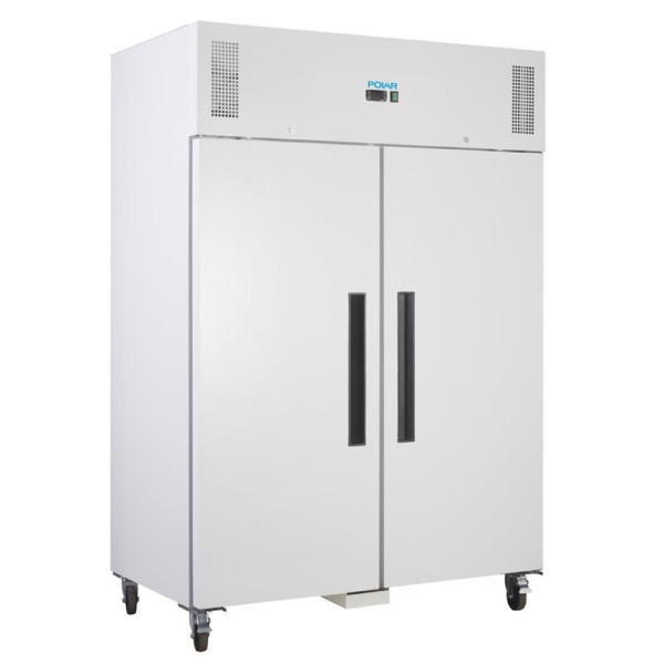 Freezer cabinet two doors 1200 liters white