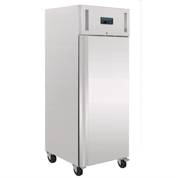 Freezer cabinet 650L, stainless steel