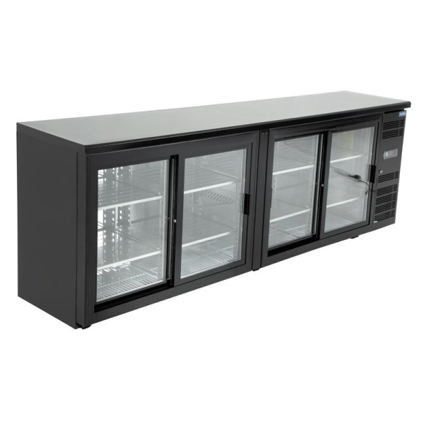 Polar U Series 4-door back bar