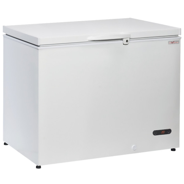 Frigo bahut 300 lit, couvercle plein battant