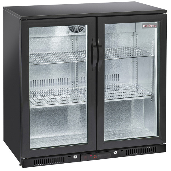 Fridge bar, with 2 hinged doors