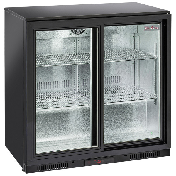 Frigo bar 2 portes coulissantes