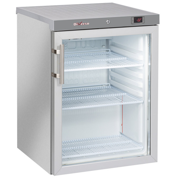 Frigo ventilé, porte vitrée, 200 litres WR-PG21-XG