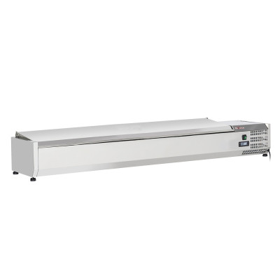 Frigo saladette pizza avec couvercle 1800mm | Frigo Horeca