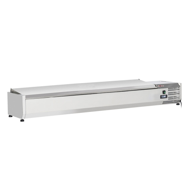 Frigo saladette pizza avec couvercle 1800mm