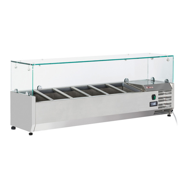 Frigo saladette pizza avec vitre 1400mm