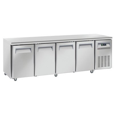 Refrigerated Table GN 1/1 Ventilated 4 Doors on Wheels – WR-GTN4-3N | Frigo Horeca