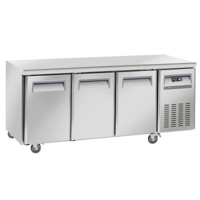 Refrigerated table 3-door GN 1/1 on wheels Diverso WR-GTN3-3N