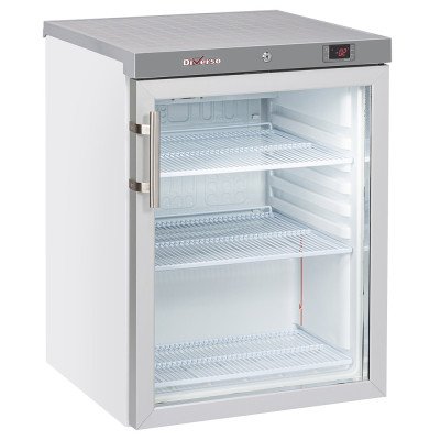 Armoire frigorifique porte vitrée 200L ventilée blanc Diverso WR-PG21-LG