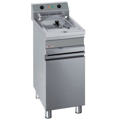 Electric cabinet fryer 14 L 1 tank with drain valve Diverso WR-EF14-E1