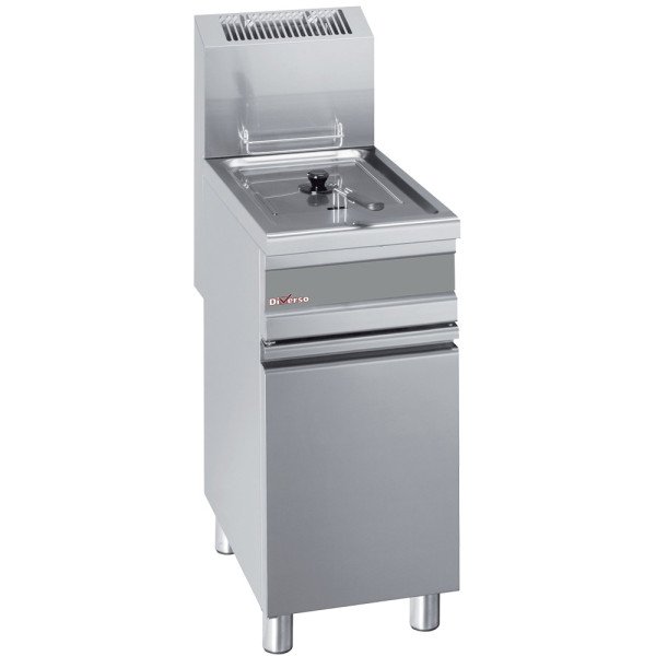 Gas cabinet fryer 15 L 1 tank with drain valve Diverso WR-GF15-G1