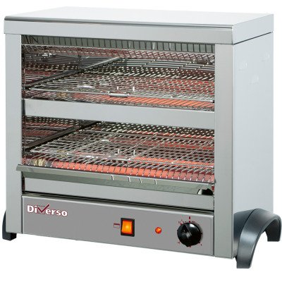 Toaster-salamandre quartz 6 pinces Diverso WR-M6TS-P6