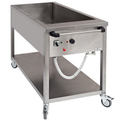Bain-marie mobile inox 3× GN 1/1 Diverso WR-BM30-30