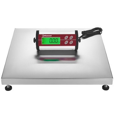 Electronic floor scale stainless 150 kg / 50 g precision DIAMOND | Frigo Horeca
