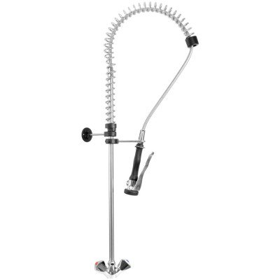 Professional wall-mounted single-outlet tap with shower DIAMOND | Frigo Horeca