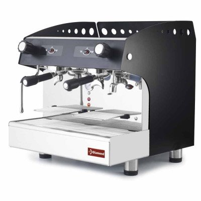 Machine à café espresso 2 groupes + adoucisseur DIAMOND | Frigo Horeca