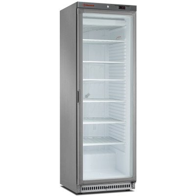 Freezer cabinet 400 L glass-door static stainless Diamond NFT402-R2X/G