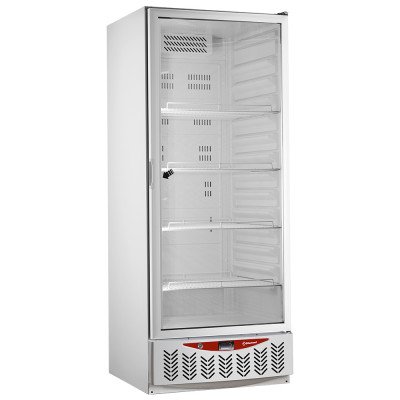 Refrigerator cabinet 525 L glass-door ventilated white Diamond PFV55-R6G