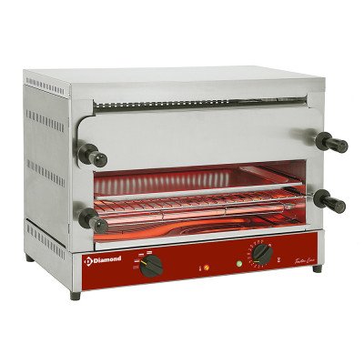 Toaster-salamandre électrique GN1/1 quartz 2 étages 4 kW Diamond MD22/R-N