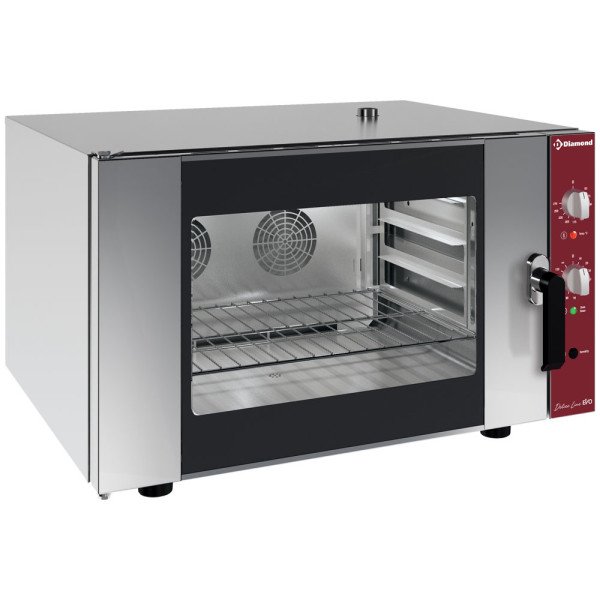 Four pâtisserie électrique convection 4× 600×400 mm humidificateur 64 kW Diamond CPE644-E