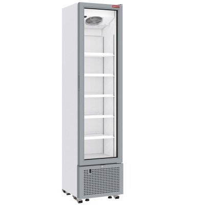 Ventilated positive display fridge 221 L white 5 grids Diamond SSP32-SW