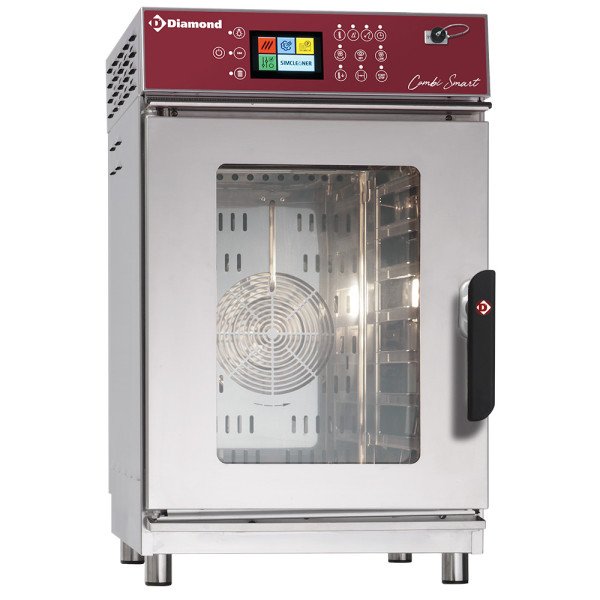 Four mixte vapeur convection électrique 7× GN1/1 Touch Screen Auto-Cleaning Diamond FVS-711/TS