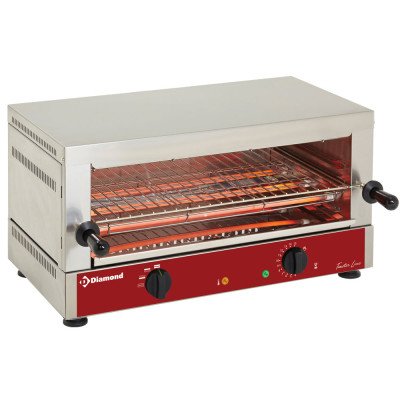 Toaster-salamandre électrique GN1/1 1 étage quartz 27 kW Diamond MS12/R-N