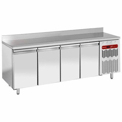 Refrigerated counter 4-door ventilated GN 1/1 wall Diamond TG4N/HA-R2