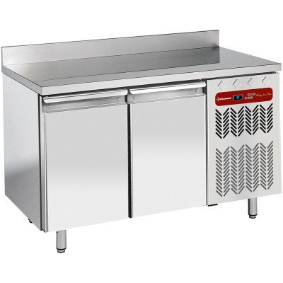 Refrigerated counter 2-door ventilated EN 600×400 wall Diamond TP2N/HA-R2