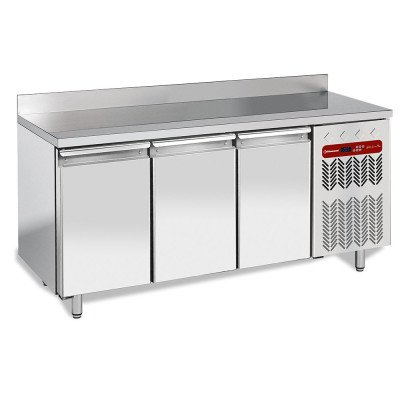 Freezer counter 3-door ventilated GN 1/1 wall version Diamond TG3B/HA-R2