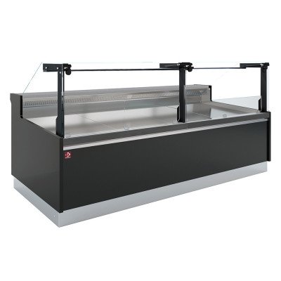 Refrigerated serve-over display counter 2600 mm straight Diamond DPT26-V5