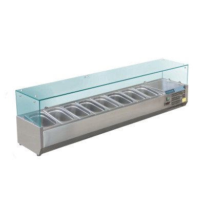 Saladette refrigerated 8 pans GN 1/3 Series G GD877 Polar