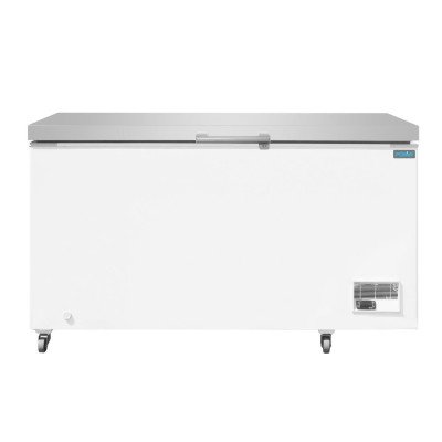 Chest freezer with stainless lid Series G 378L GP897 Polar