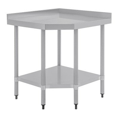 Table d'angle inox 800mm Vogue CB907