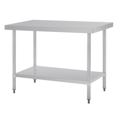Table inox sans rebord 1200 x 700mm Vogue GJ502
