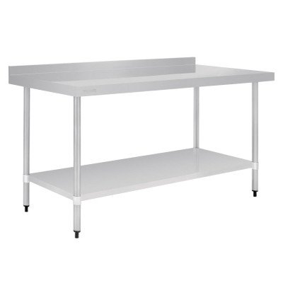 Table inox avec rebord 1800 x 700mm Vogue GJ509