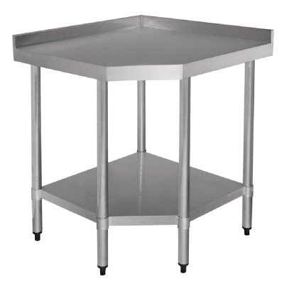 Table d'angle inox 700mm Vogue GL278