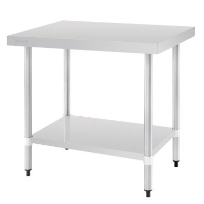 Table de préparation sans rebord inox 900 x 600mm Vogue T375