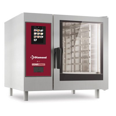 Four mixte électrique vapeur boiler et convection 6x GN Diamond SBET/06S