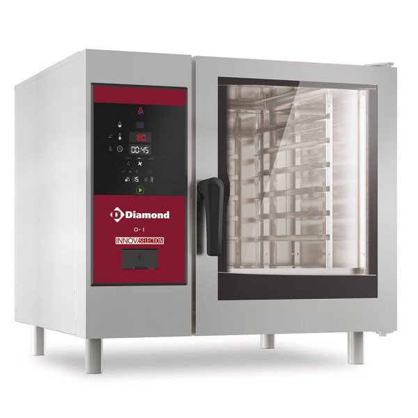 Four mixte électrique vapeur directe et convection 6x GN 1/1 Diamond SDE/06S